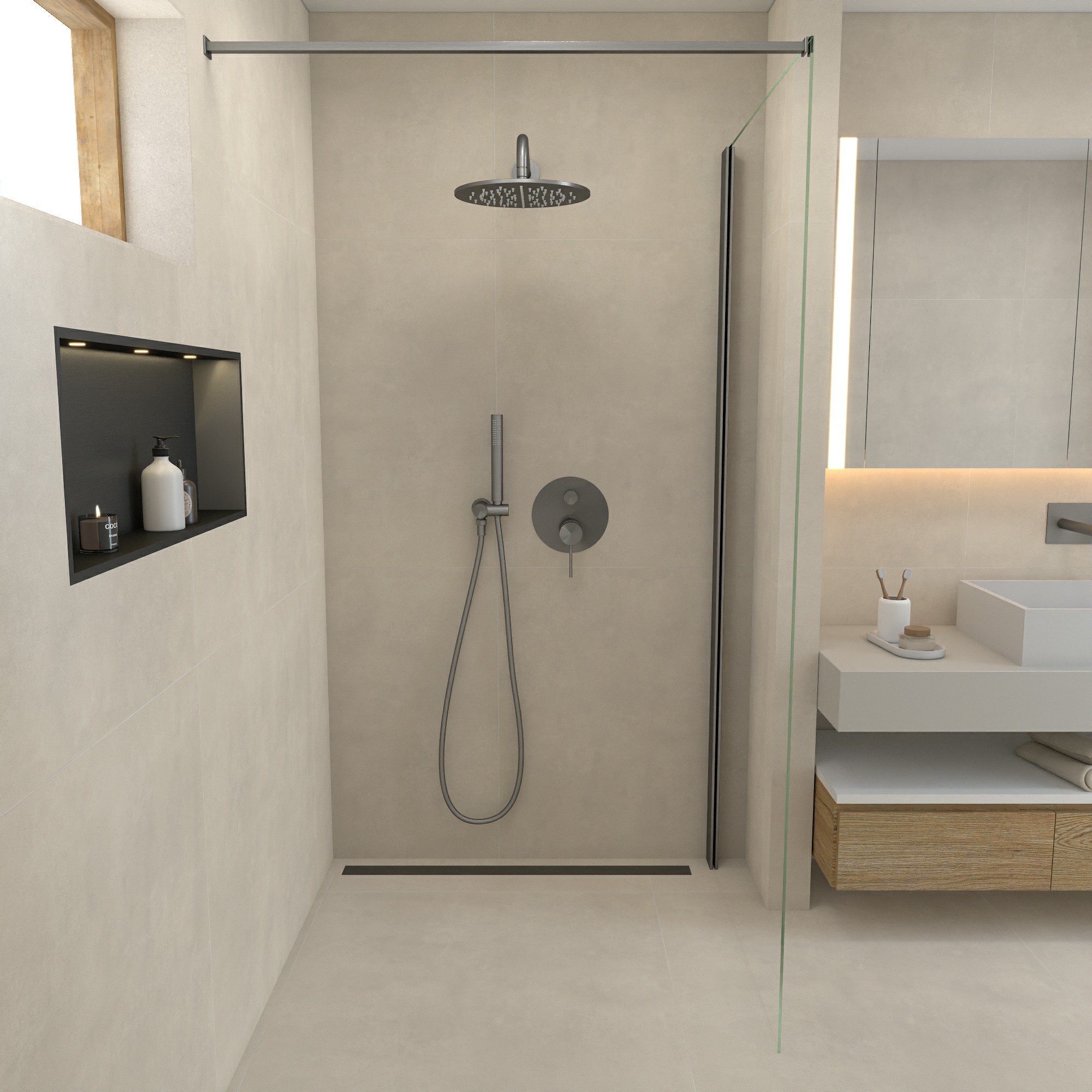 La colonne de douche encastrée : une solution moderne pour votre salle de bains.